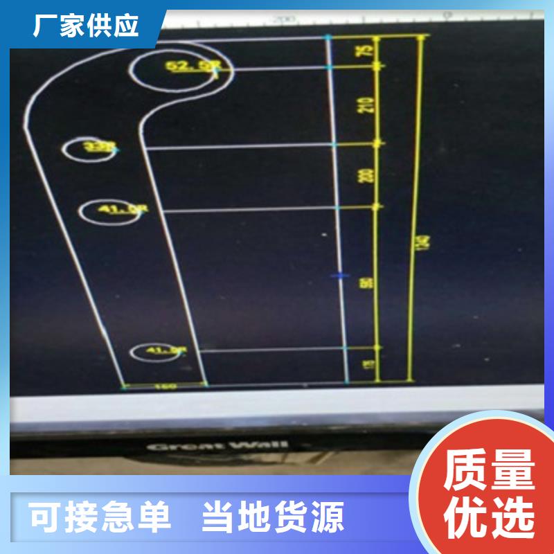 桥梁灯光防撞护栏_304不锈钢复合管海量现货直销厂家货源