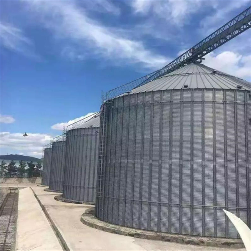 1000吨玉米镀锌粮食钢板仓大型生产基地