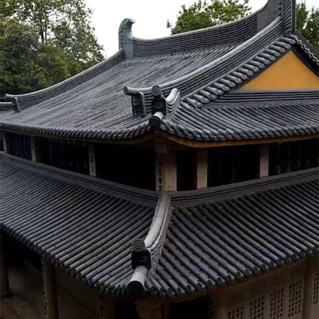 古建寺庙屋顶瓦片-全国接单